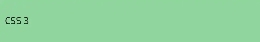 CSS 3